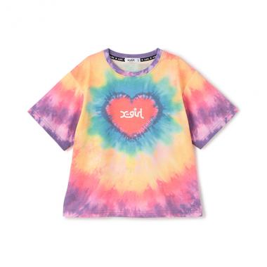 ハートタイダイ半袖Tシャツ