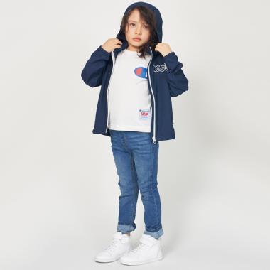 ロゴ入り2WAYナイロンジップパーカー