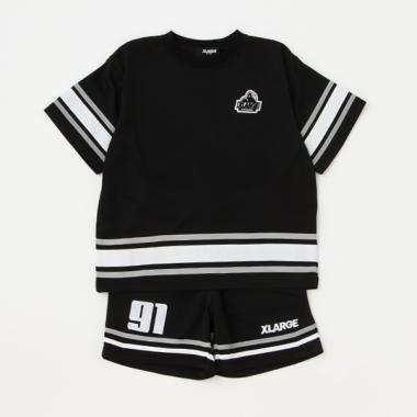 メッシュ半袖Tシャツ＋ショーツSET