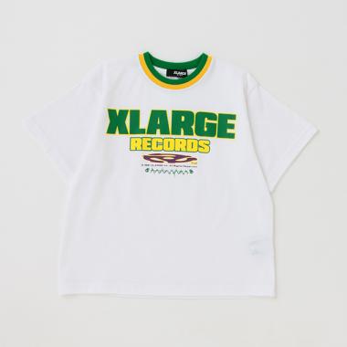 ラインリブ半袖Tシャツ