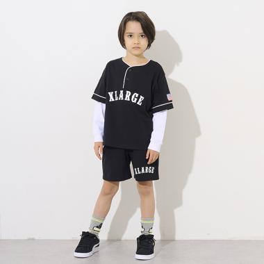 レイヤード風長袖セットアップ