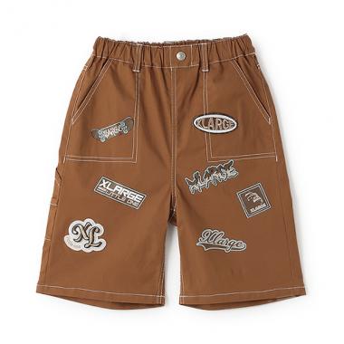 ワッペンロゴハーフパンツ
