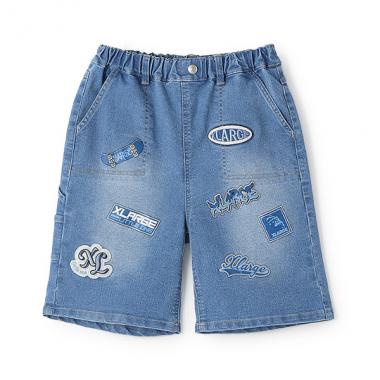 ワッペンロゴハーフパンツ