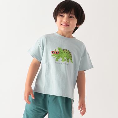 サングラス恐竜半袖Tシャツ