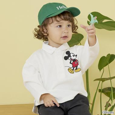 【リンク】【Disney】ラガーTシャツ