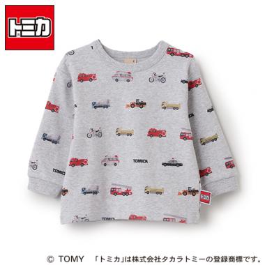 【TOMICA】総柄長袖Tシャツ