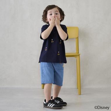 【Disney】刺しゅうハーフパンツ