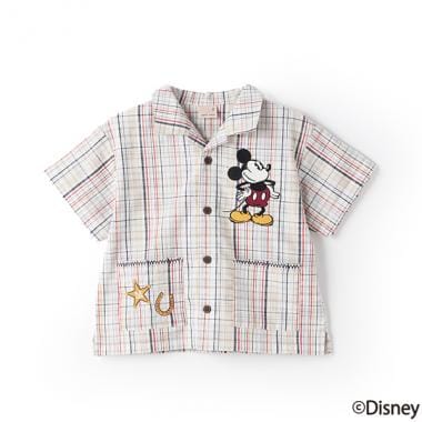 【Disney】開衿半袖シャツ