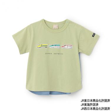 【新幹線】アソートワッペン半袖Tシャツ