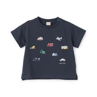 【接触冷感】働く車刺しゅう半袖Tシャツ