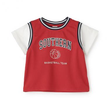 【接触冷感】ユニフォームドッキング半袖Tシャツ
