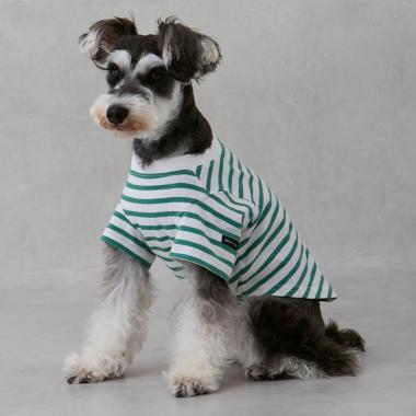 【DOG】【接触冷感】ボーダーTシャツ