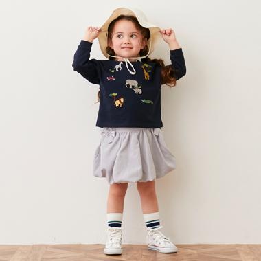 プティマイン(petit main)のスカート- 子ども服のナルミヤオンライン 