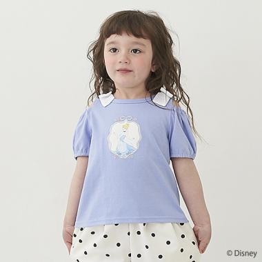 【Disney】2way肩リボンTシャツ