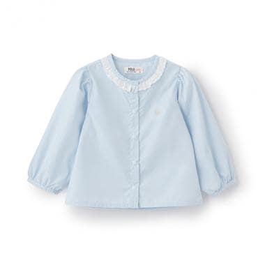 【POLO BCS】衿レースブラウス