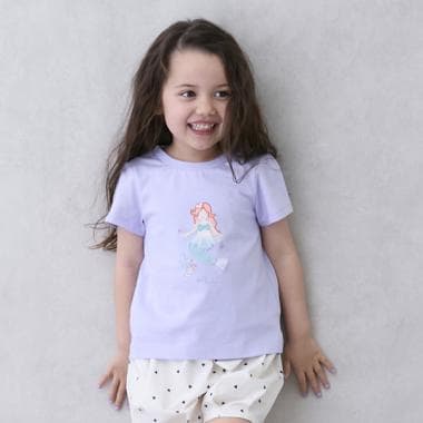【防汚/リンク】キラキラモチーフTシャツ