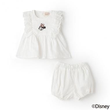 【Disney】肩フリルチュニックセットアップ