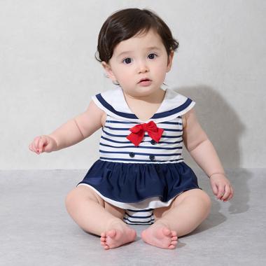 【SWIM】girlsセーラー水着