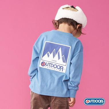 【OUTDOOR PRODUCTS】 山バックプリントTシャツ