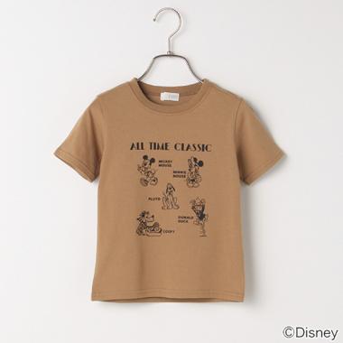 【DISNEY】 ミッキーマウスデザイン フレンドTシャツ