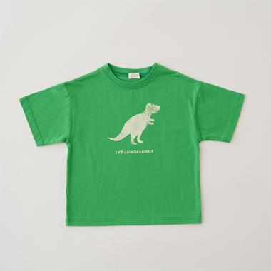 【型崩れしないやわらかコットン】アソート恐竜プリントTシャツ