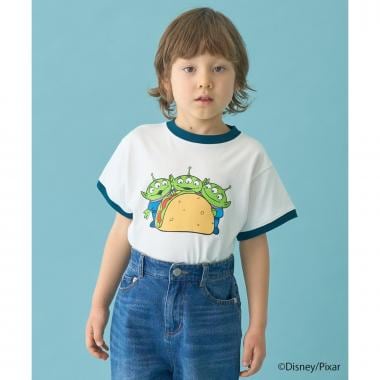 【PIXAR】【カイテキ天竺】エイリアン/フードアソートTシャツ