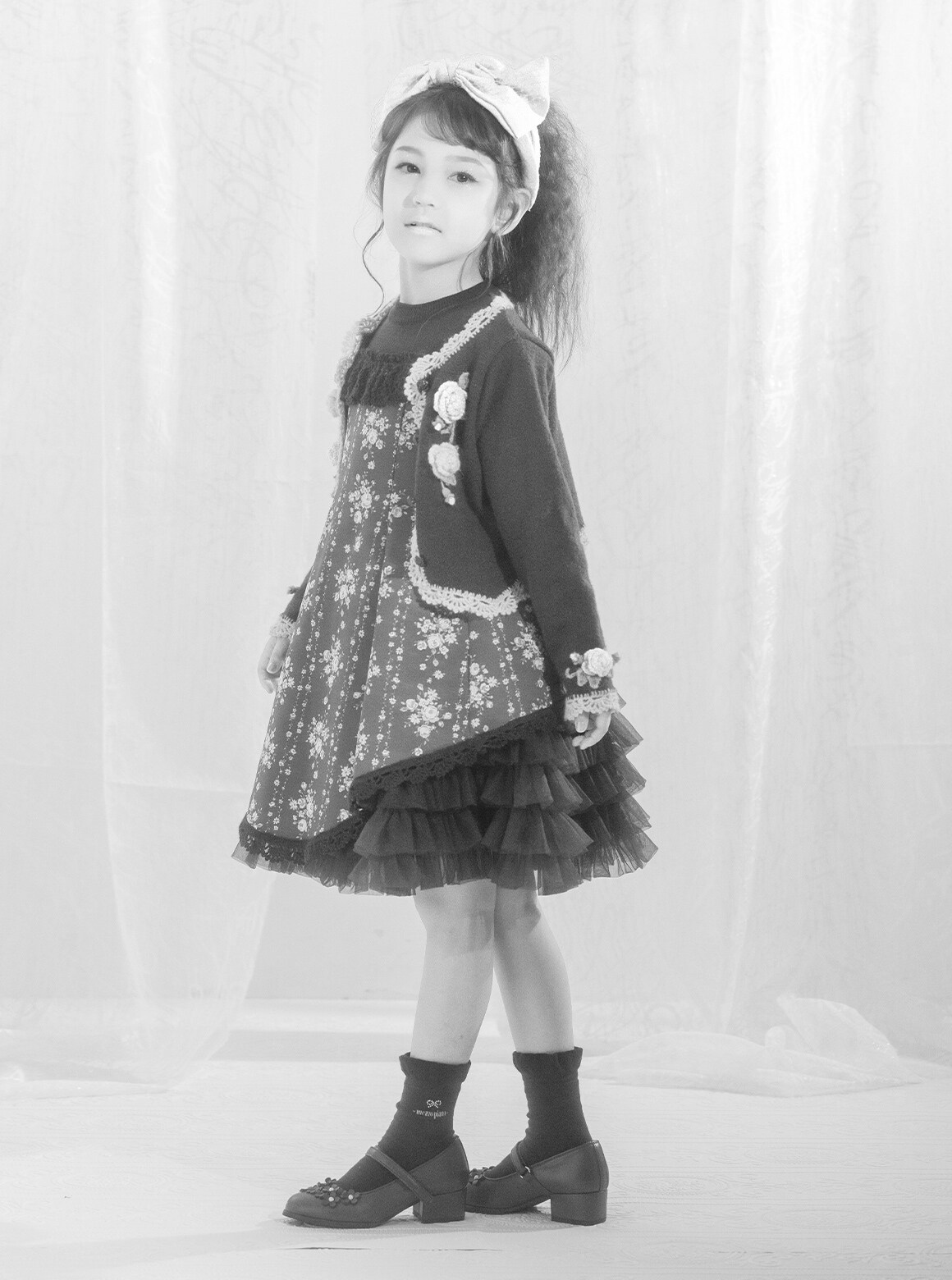 mezzopiano メゾピアノ 美品！130cm mezzo piano、130cm、ジャケット、綿、女の子用 | MIRACLEBOX