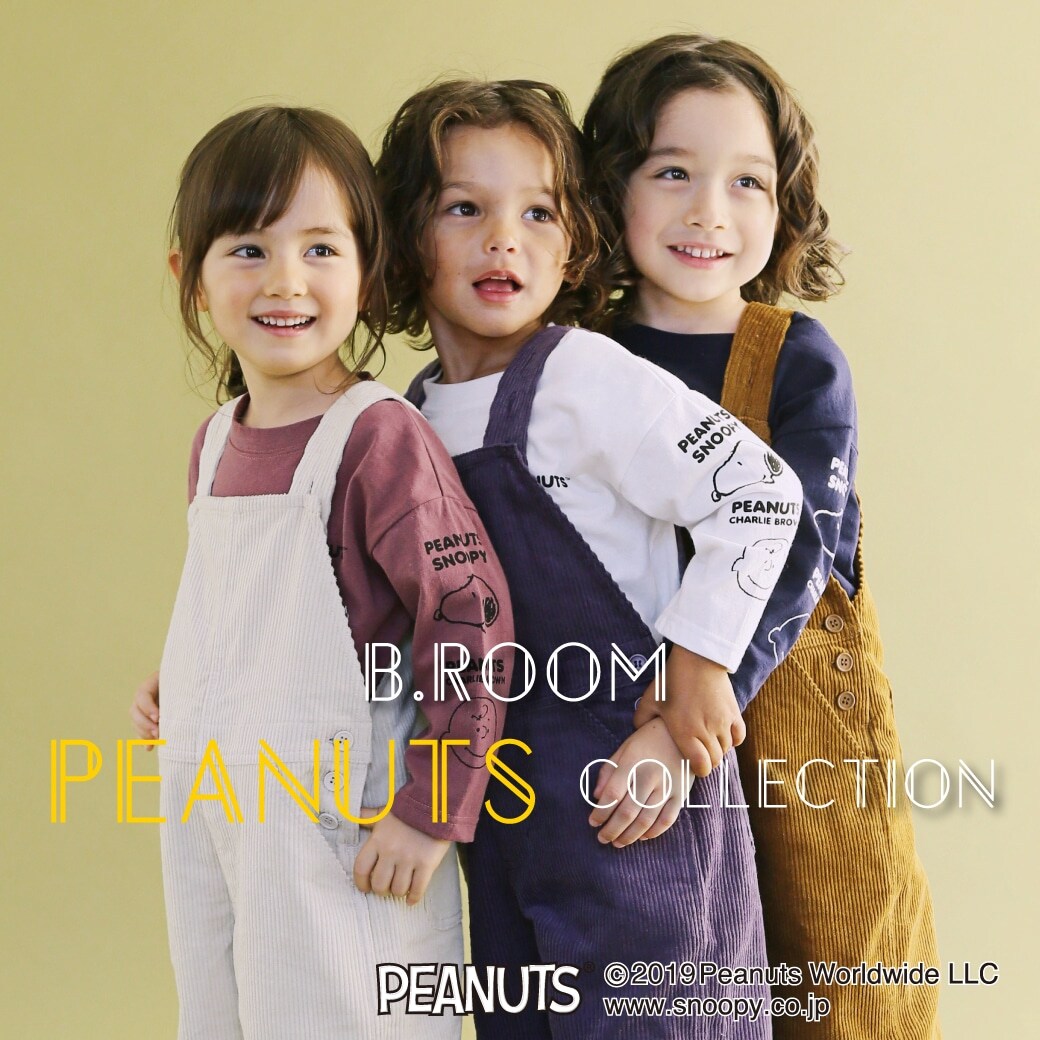 b・ROOM PEANUTS コラボレーションTシャツ