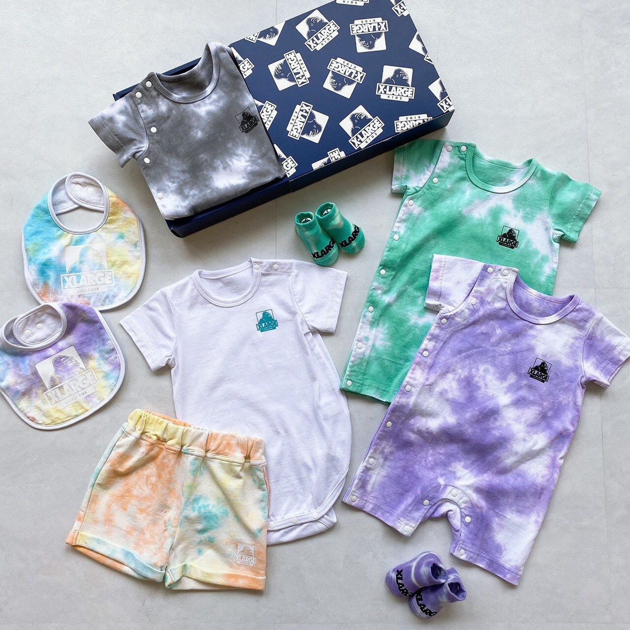 【ベビーギフト】出産祝いにもおすすめ♪XLARGE KIDSの新生児ウエア続々入荷!
