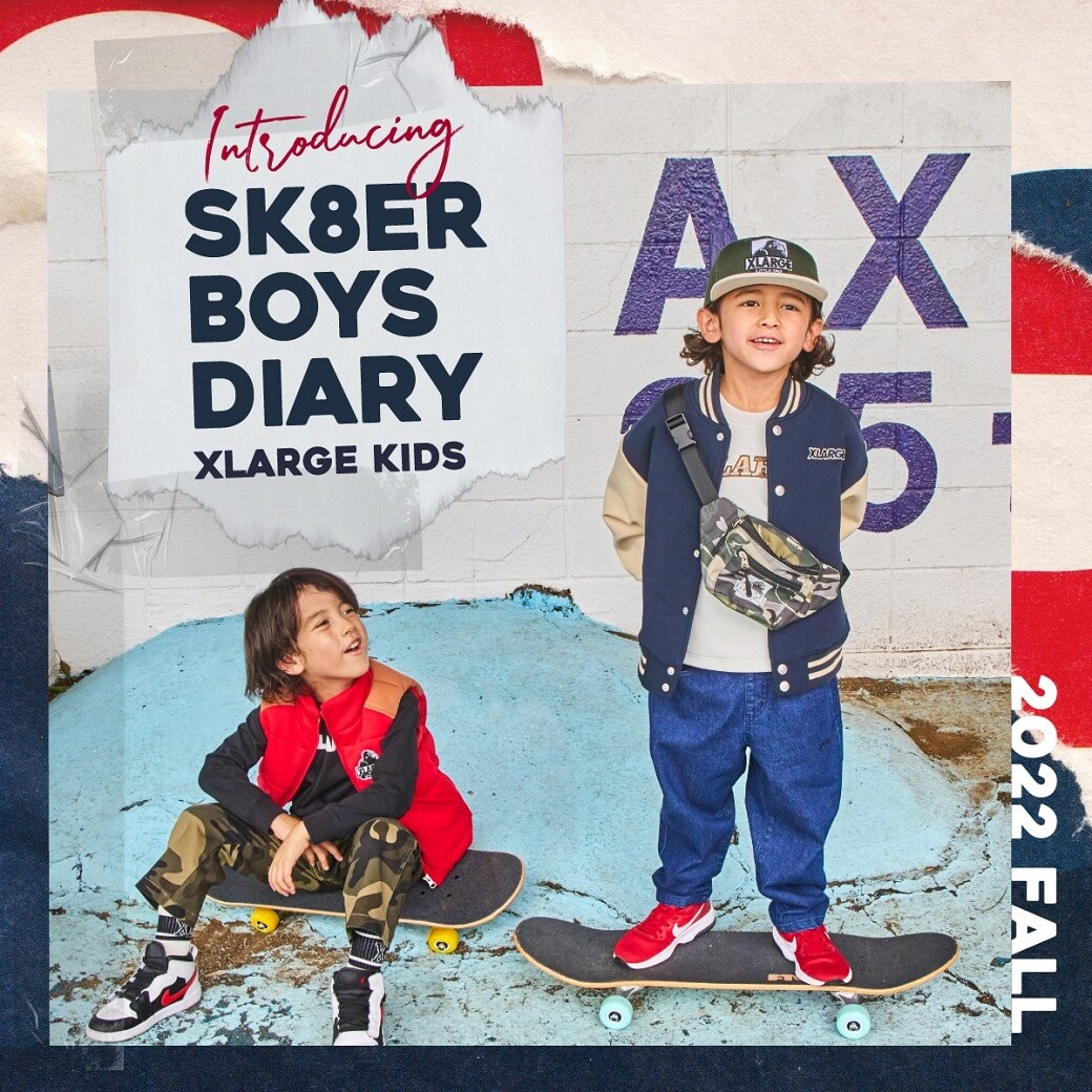 【WEBカタログ】XLARGE KIDSの最新FALL COLLECTIONをWEBカタログからチェック!!!