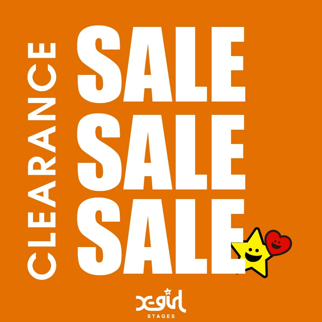 X-girl Stages 2025 WINTER SALE PICK UP ITEM！