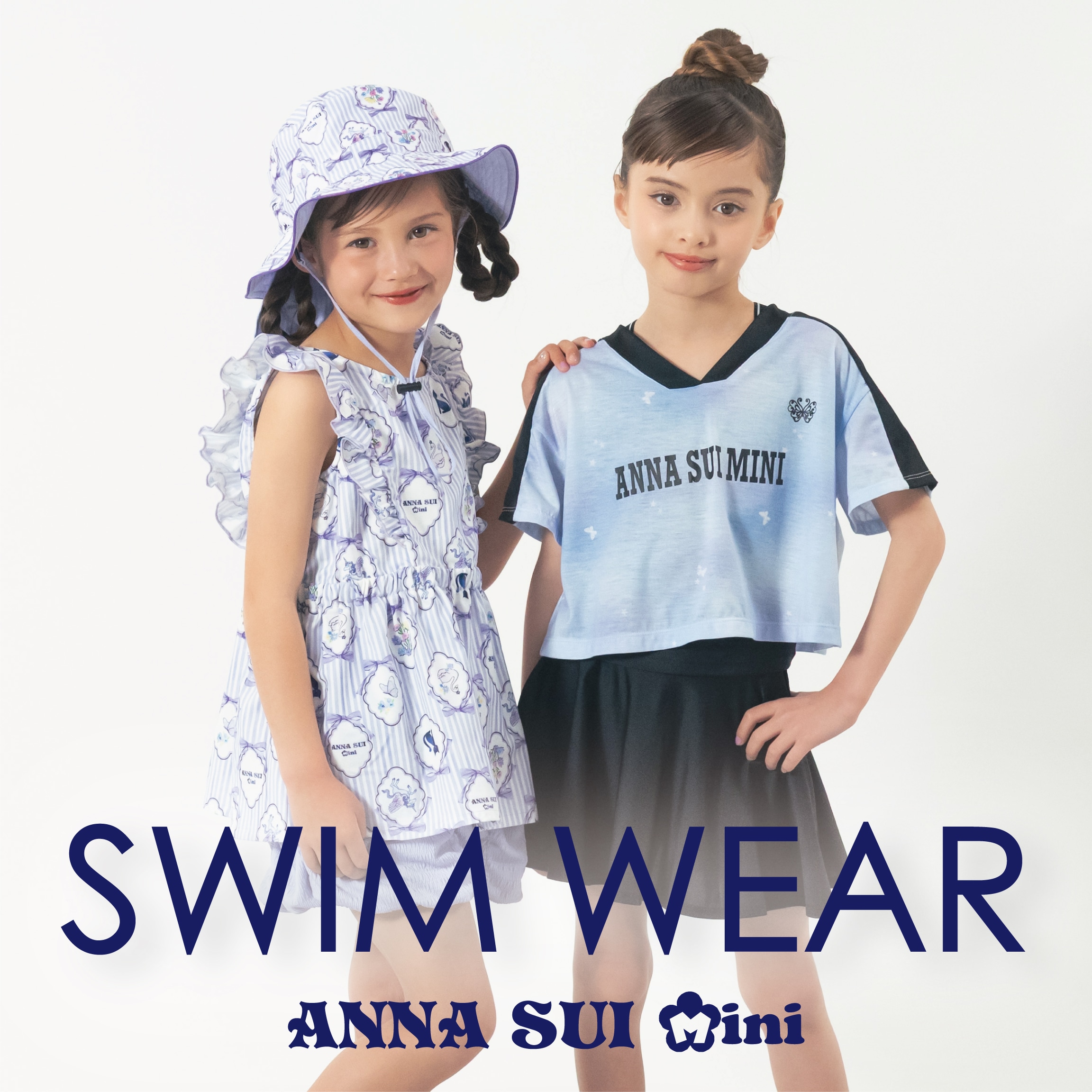 ANNA SUI mini の実用性と機能性を兼ね備えたスイムウェア